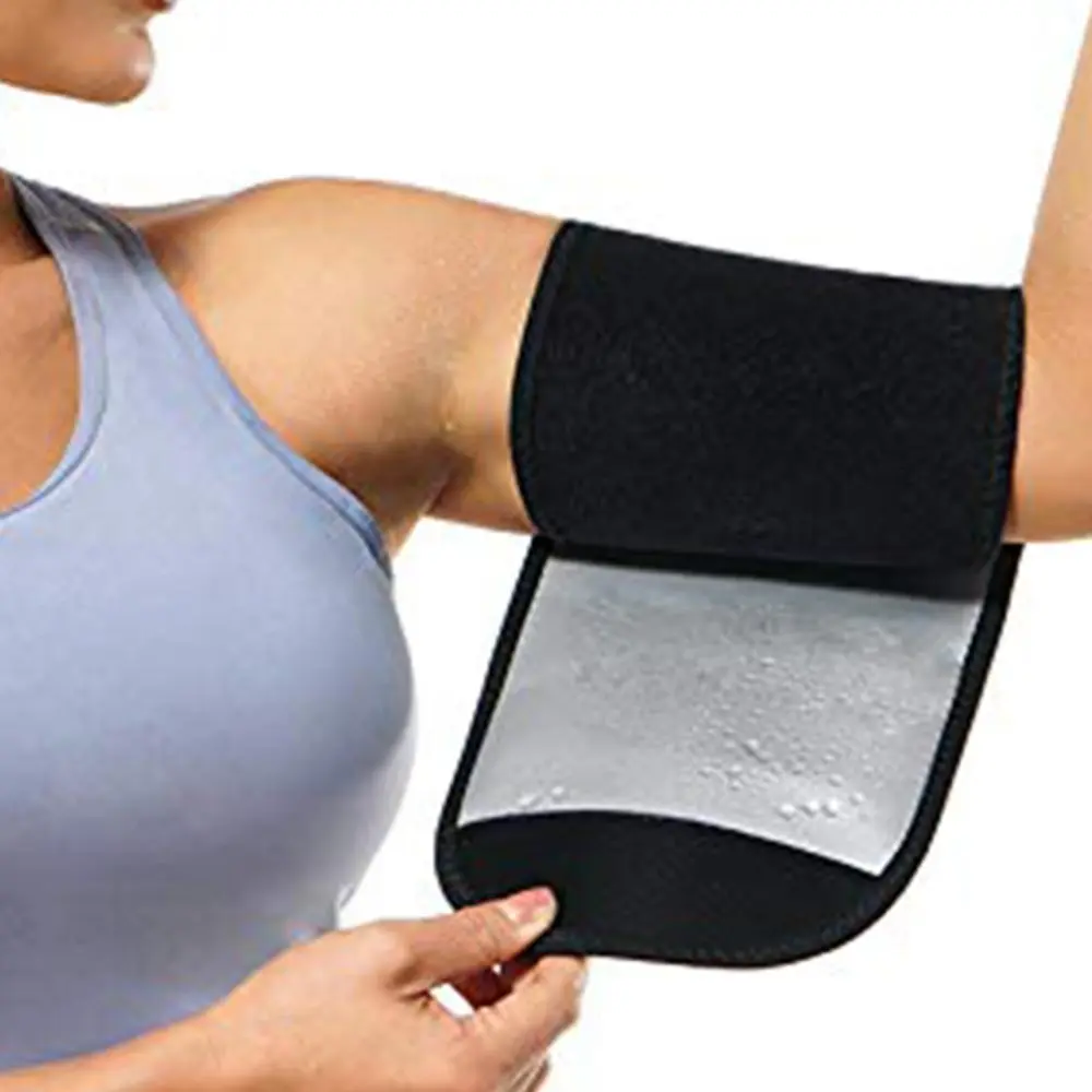 Arm Trimmers for Women Sauna Sweat Arm Bands Adjustable Arm Trainer Toner Sleeves for Sports Workout