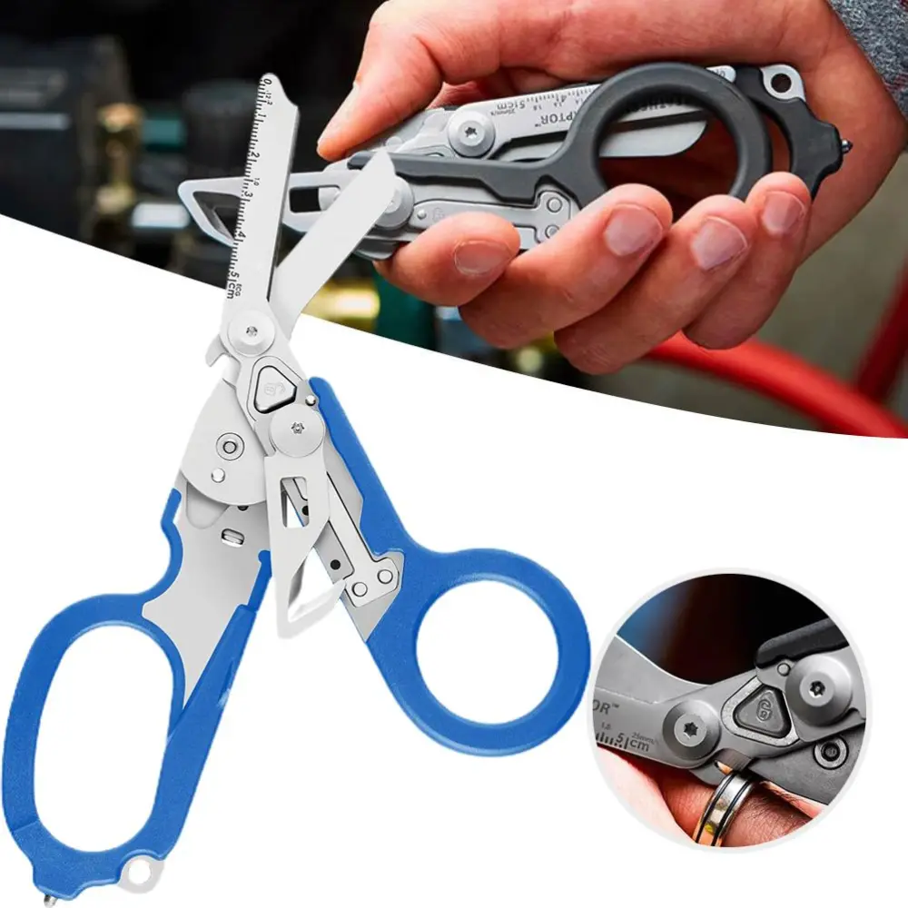 Emergency Response Shears Glass Breaker Multifunctional Portable Scissors