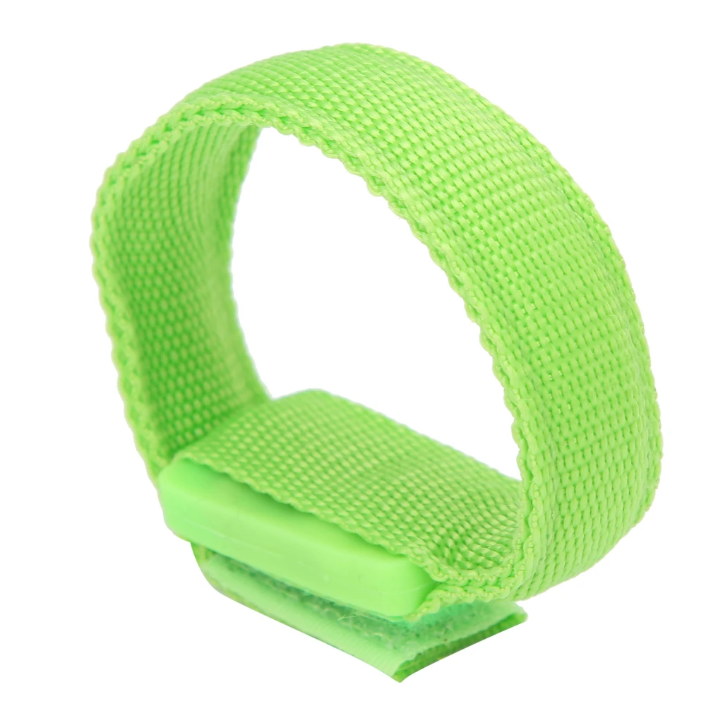 Outdoor Night Running Light Armband LED Wristband Light Bracelet Hook and Loop WristbandGreen