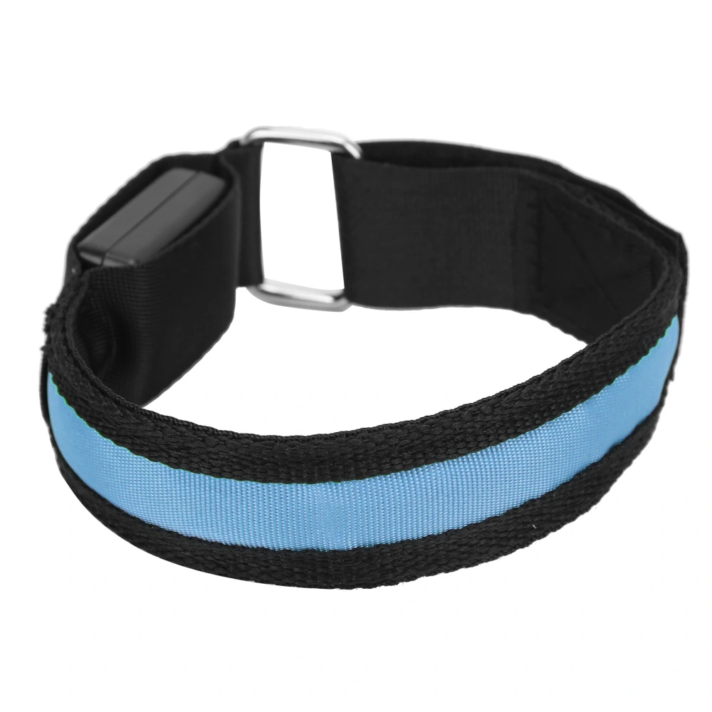 LED Reflective Armband Adjustable 3 Lights Modes for Outdoor Night Running Jogging CyclingBlue