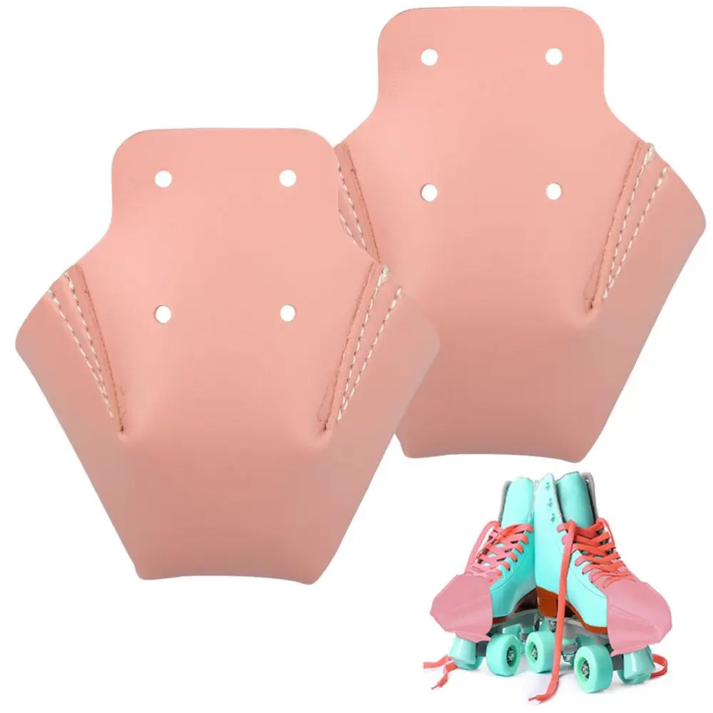 BuyWeek 1 Pair Toe Guards Protectors Artificial Leather Roller Skate Protectors for Roller Skate