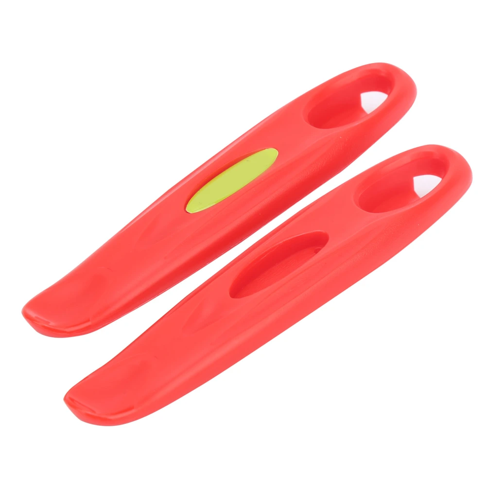 2pcs Bicycle Tyre Lever Bike Tire Pry Bar for POM Plastic Repair Tool Bicycle AccessoriesRed