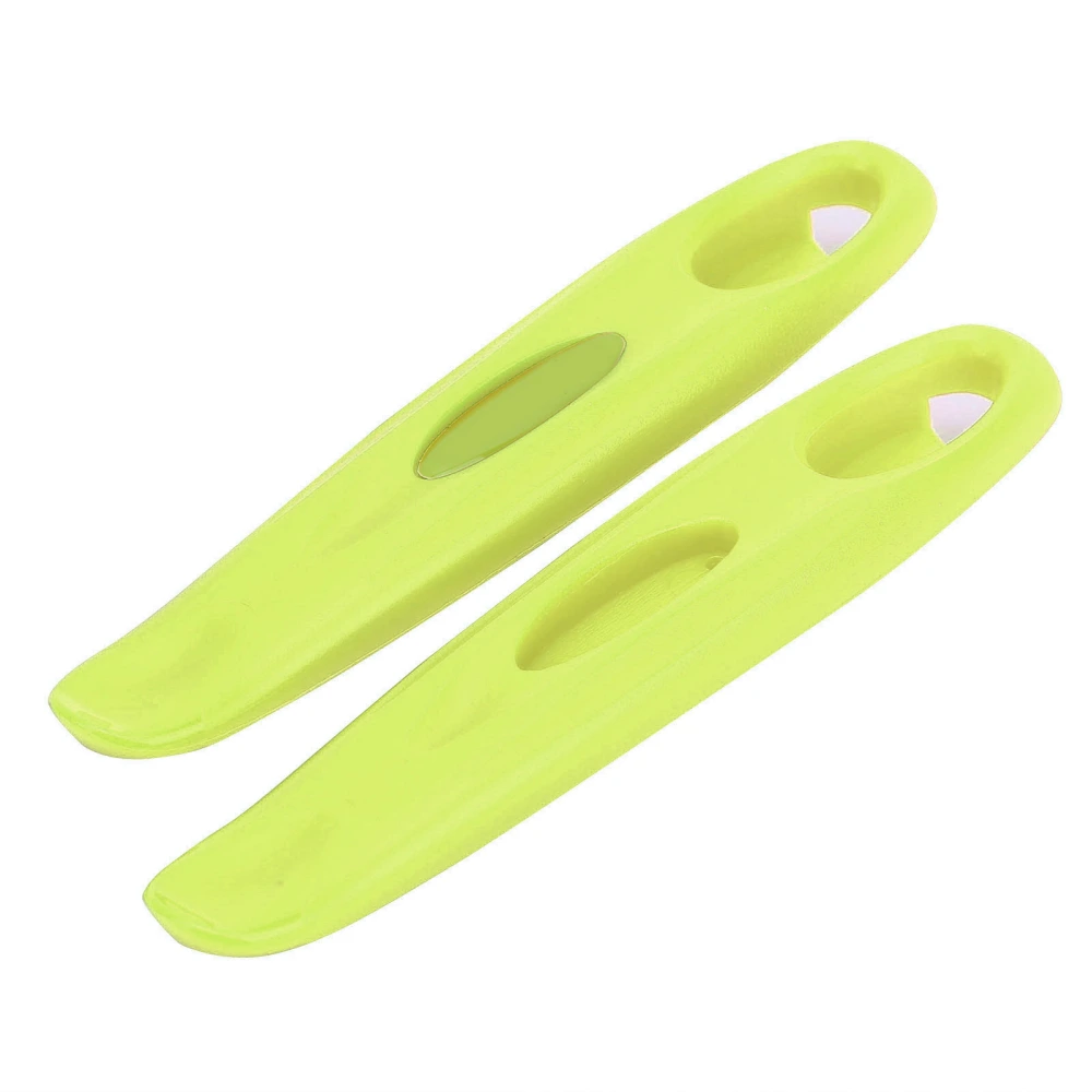 2pcs Bicycle Tyre Lever Bike Tire Pry Bar for POM Plastic Repair Tool Bicycle AccessoriesGreen