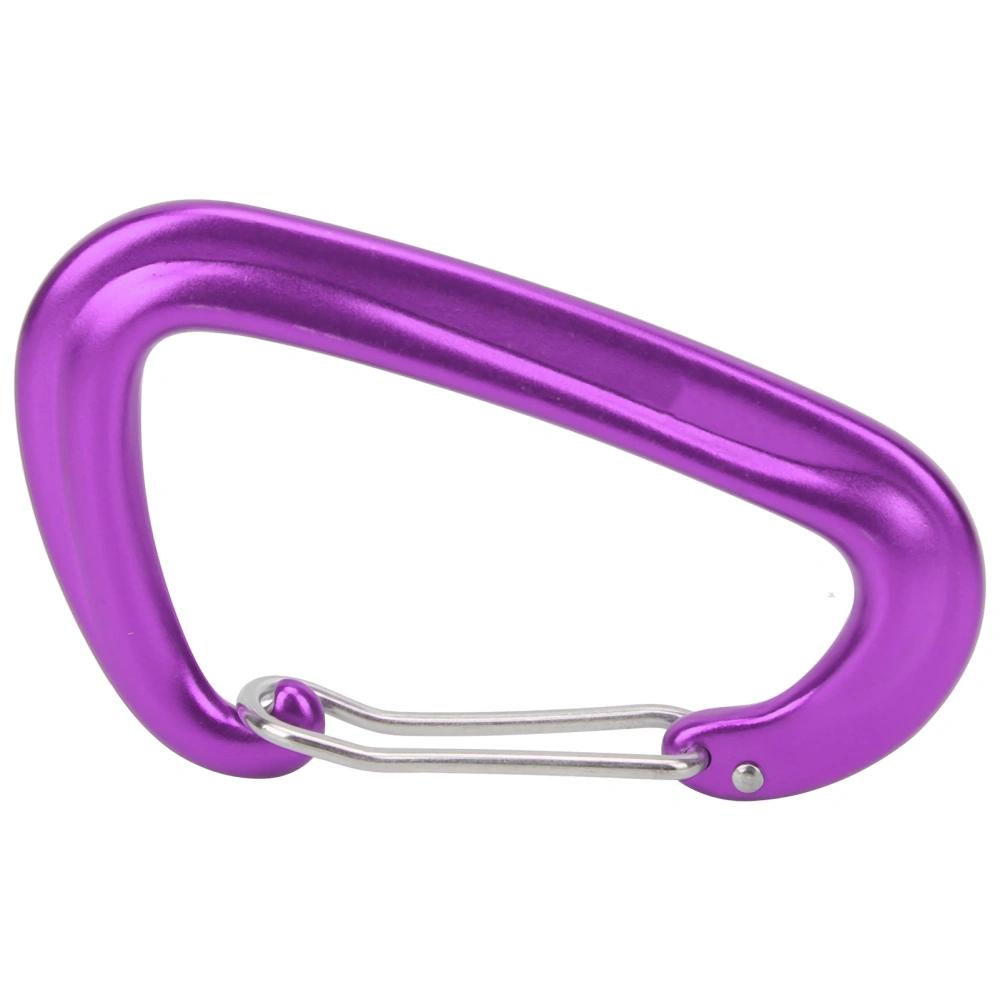 Outdoor Multifunctional Carabiners Camping Buckle Aluminum Hook Clip for Hammocks SwingPurple