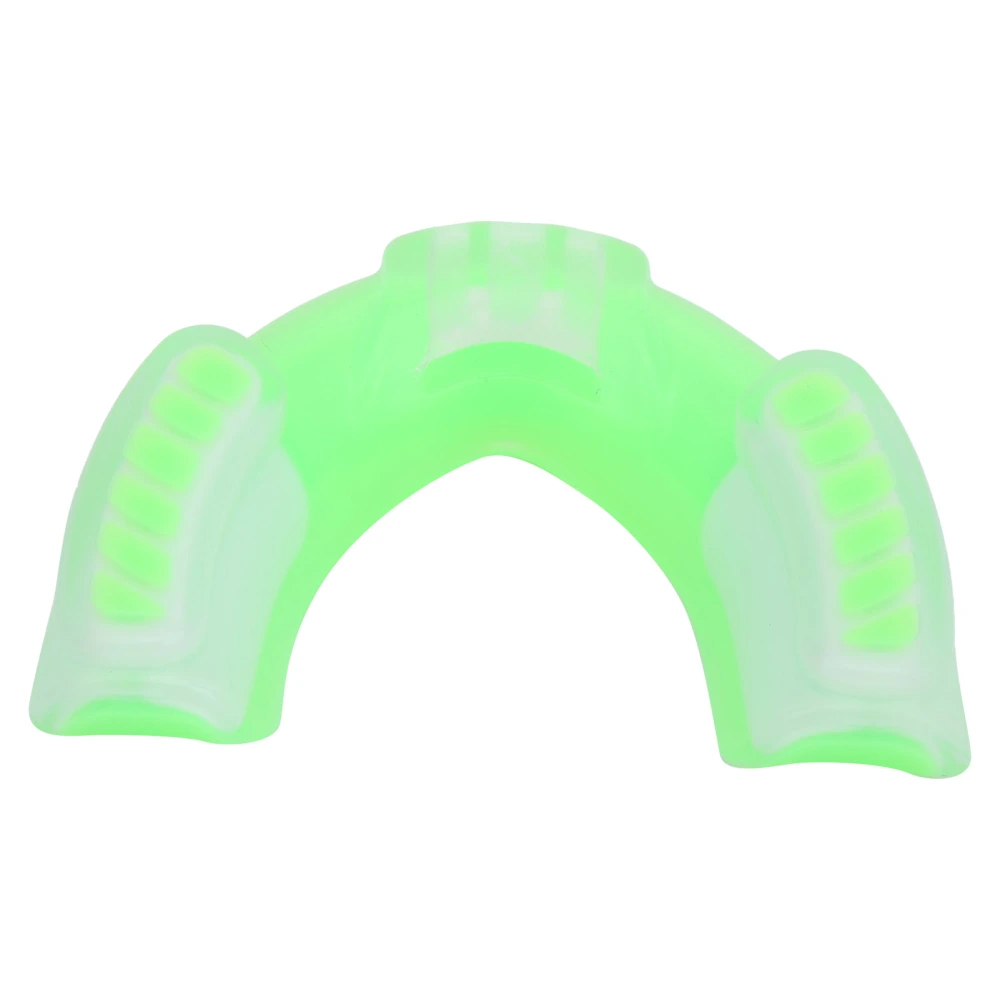 Adult Tooth Guards Mouthguards Protector for Sanda Boxing Sports with Storage BoxGreen