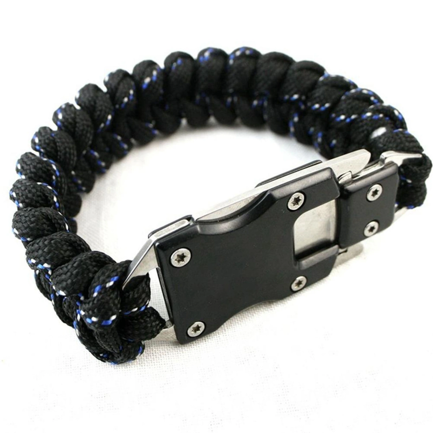 Paracord Outdoor Tool Bracelet Survival Gear Multi Use Survival Bracelet for Outdoor Camping Hiking Fishing