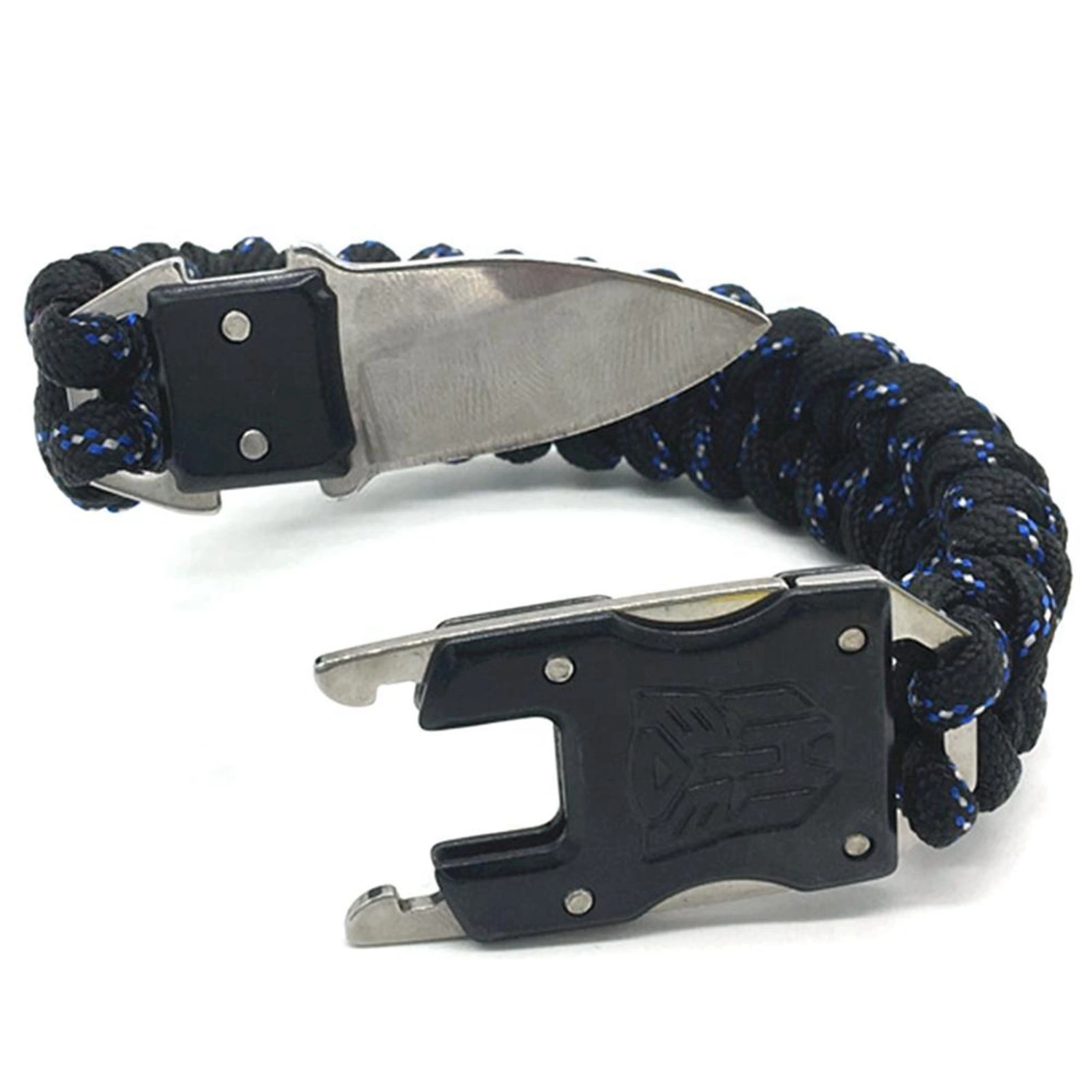 Paracord Outdoor Tool Bracelet Survival Gear Multi Use Survival Bracelet for Outdoor Camping Hiking Fishing