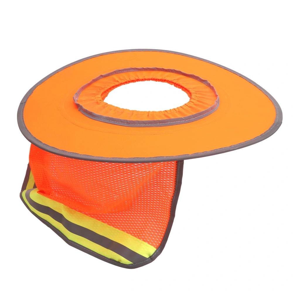 Breathable Hard Hat Sun Shield Reflective Stripe Summer Sun Shade Protection for Construction Workers