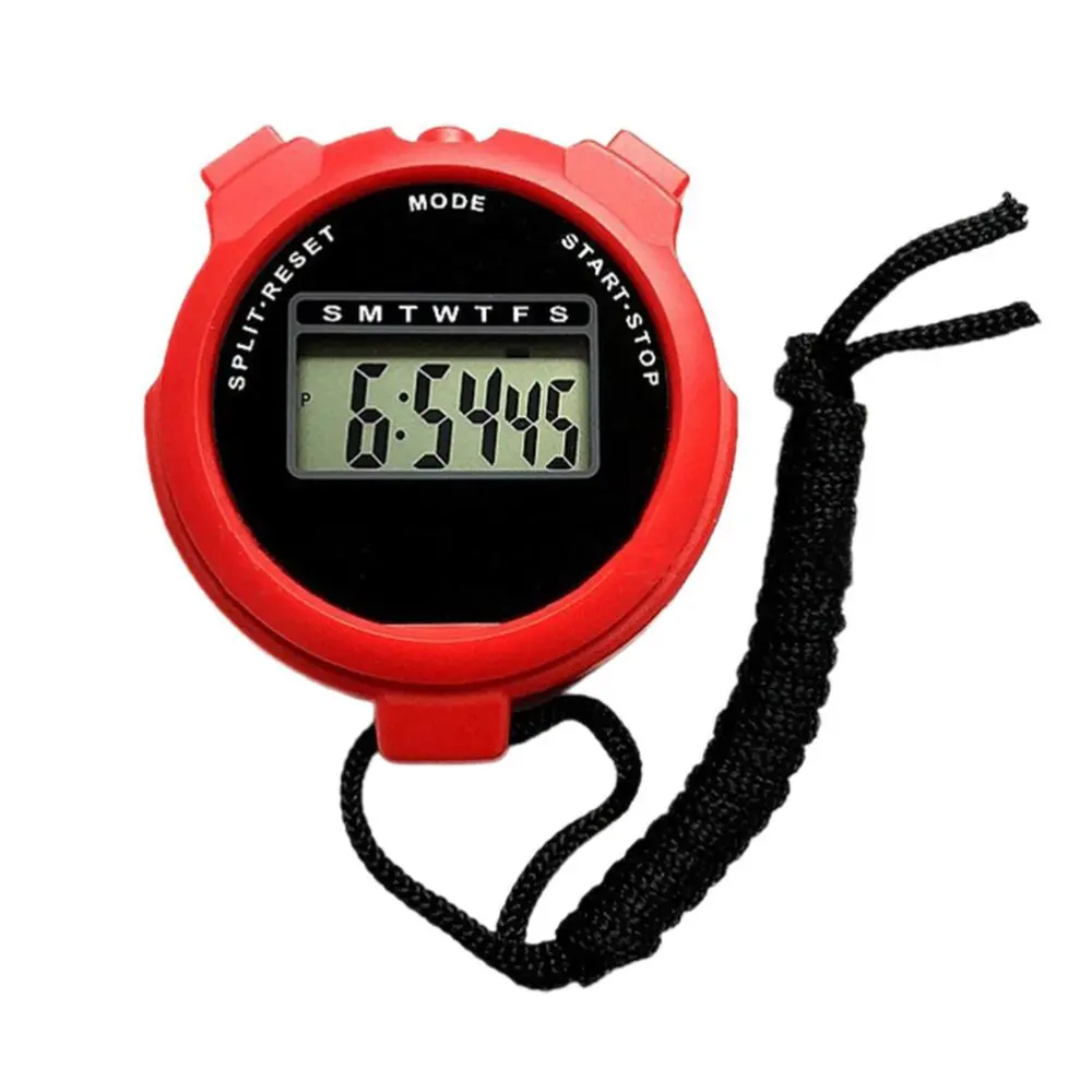 BuyWeek Digital Sports Stopwatch Waterproof Digital Timer Stopwatch for Sports Runner Referees