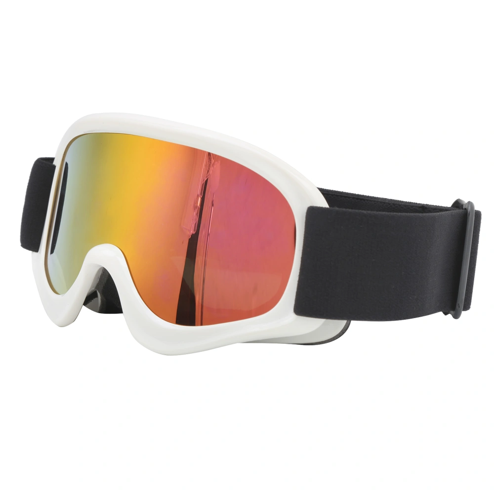 Children Ski Double‑layer Anti‑fog Snow Anti‑snow Blindness Climbing Windproof Glasseswhite