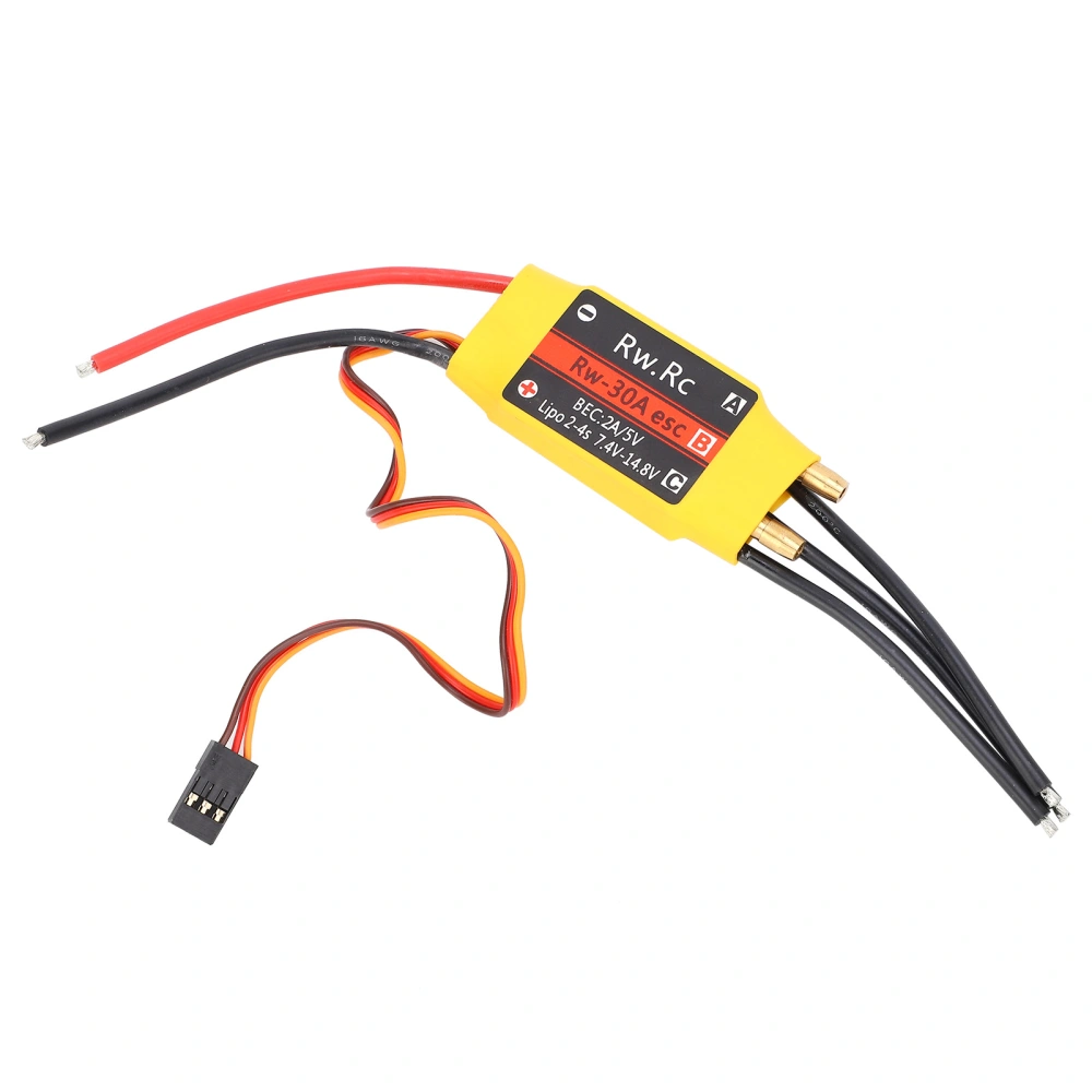 30A ESC Brushless Water Cooling Electric Speed Controller ESC for RC Boat Model