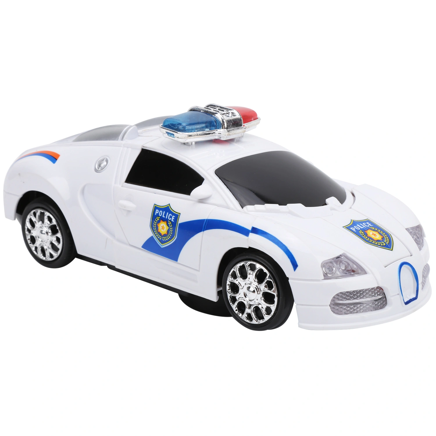 2 in 1 Children Electric RC Racing Car Transforming Vehicle Robot Model Toy with Light