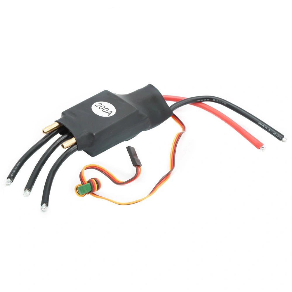 200A ESC Brushless Water Cooling Electric Speed Controller ESC for RC Boat Model