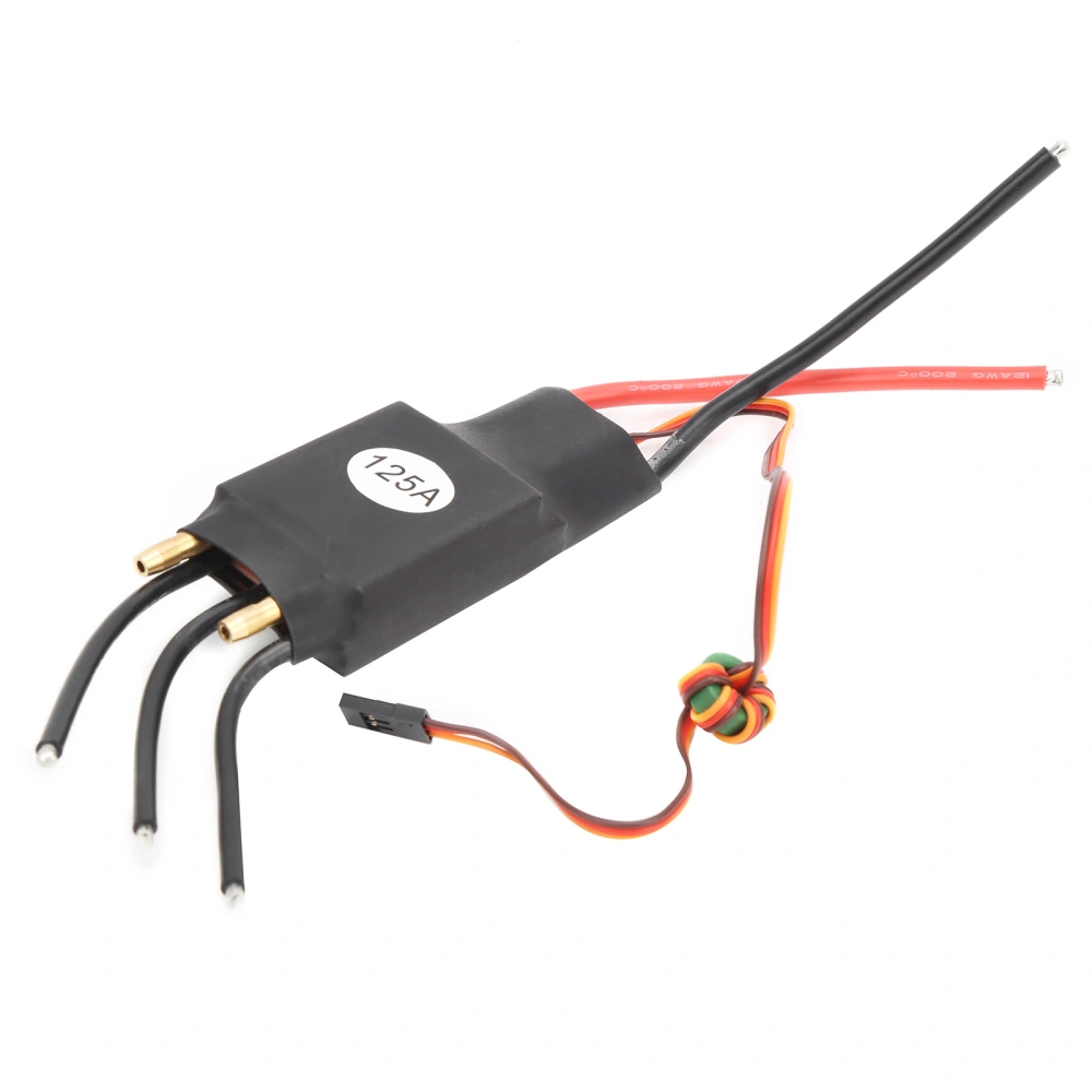 125A ESC Brushless Water Cooling Electric Speed Controller ESC for RC Boat Model