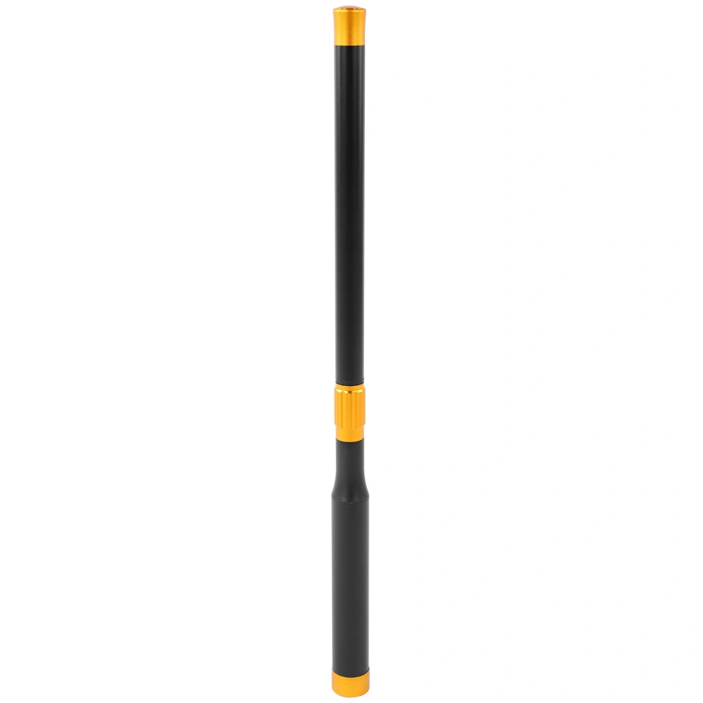 Aluminum Billiards Pool Cues Extension Rod Telescopic Stretch Snooker Accessories(Golden Black )