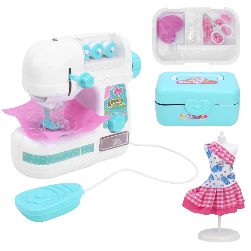 Sewing Machine Kit Electric Household Mini Sewing Machine Toy Clothing for Children