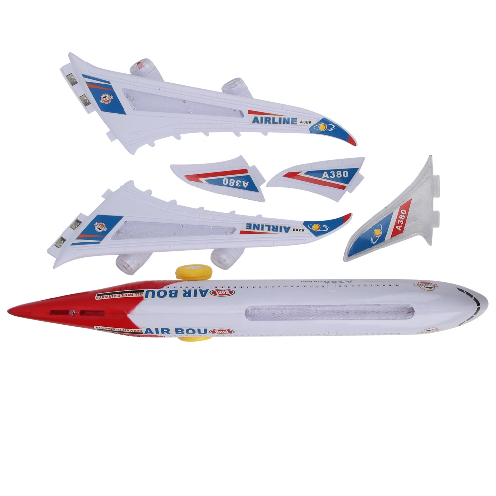 Electric Airplane Model With Universal Wheel Design Environmental Protection Material