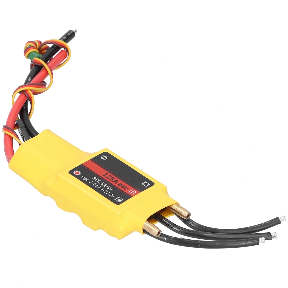 125A 2‑Way Water Cooling Brushless ESC Electronic Speed Controller for RC Boat Airship