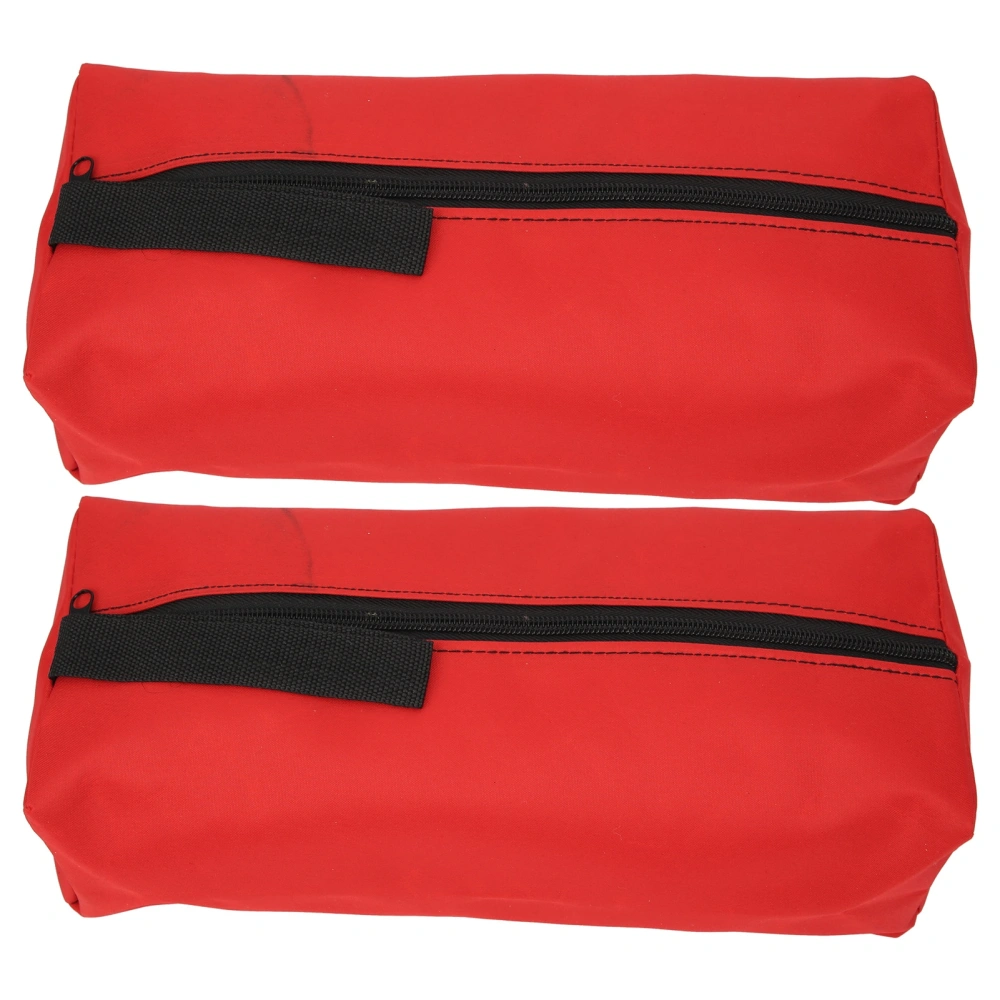 Tool Bag Polyester Hand Tools Organizer Zipper Outdoor Storage Bag for Wrench ScrewdriverRed