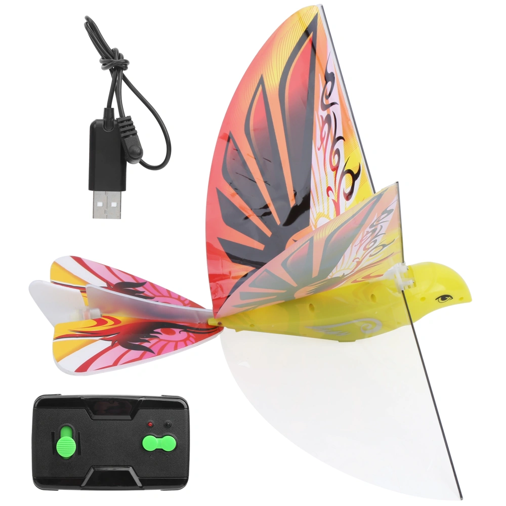 RC Flying Bird Toy Highly Simulation 2.4GHz Remote Control EBird Children Kid Toy (Orange)