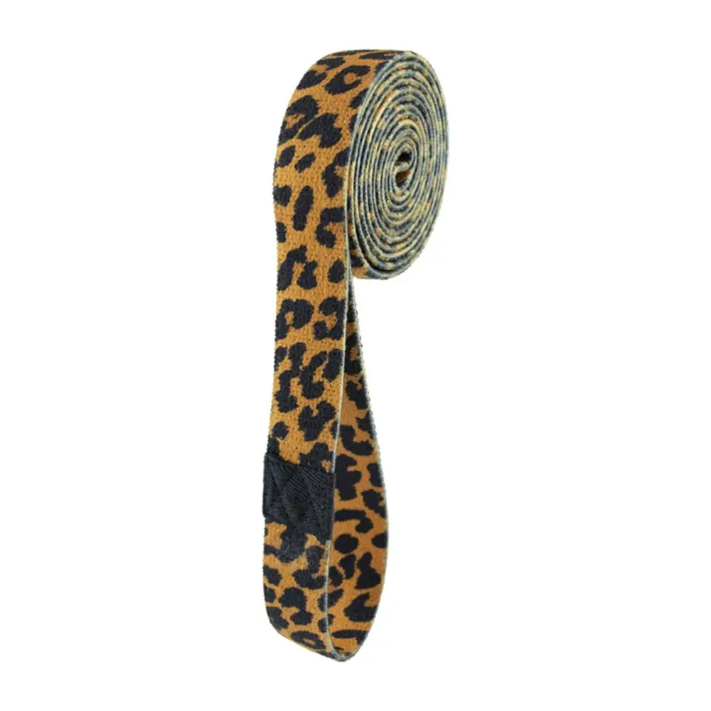 Resistance Band Leopard Printing Exercise Band Elastic Bands for Legs Butt and Arm