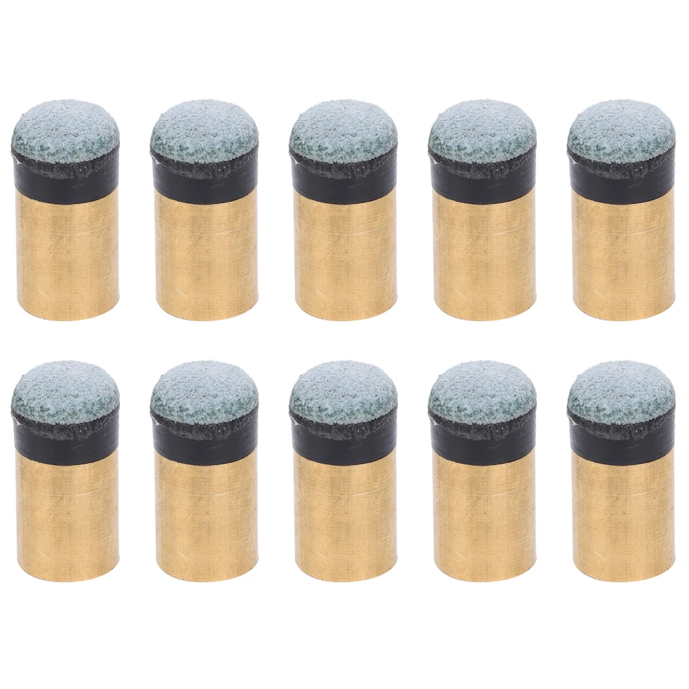 10Pcs/Bag Billiard Ball Accessories Pool Cue Nine Balls Club Replacement Screw Tips12MM