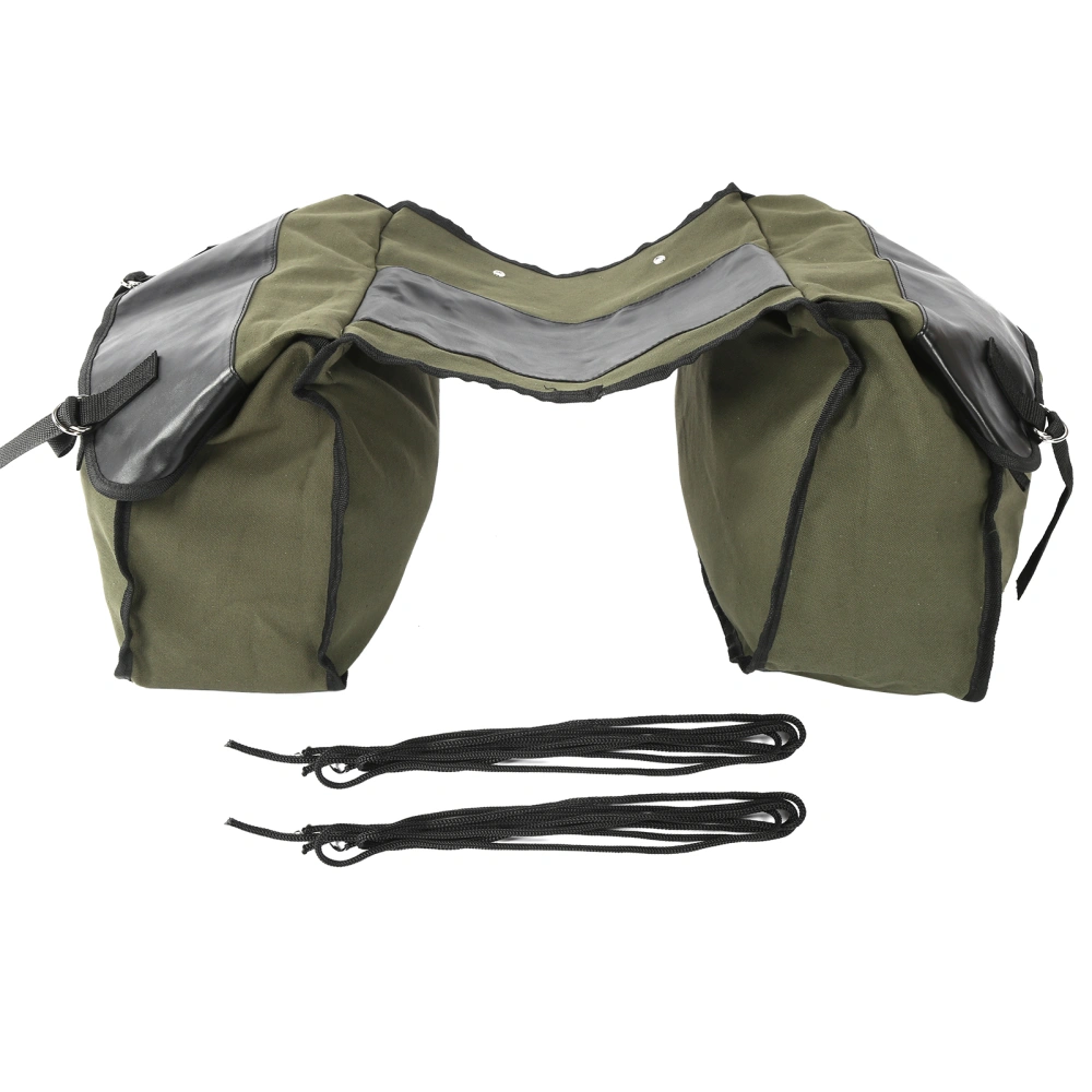 Bicycle Carrier Bag Outdoor Portable Mountain Bike Cycling Rear Storage Bag Green