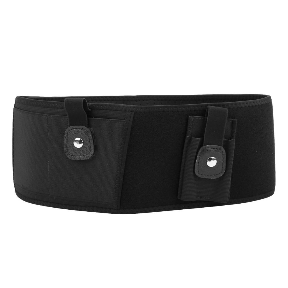 Multifunctional Outdoor Tactics Waist Belt 100cm Breathable Pistol Case Holster Blackright