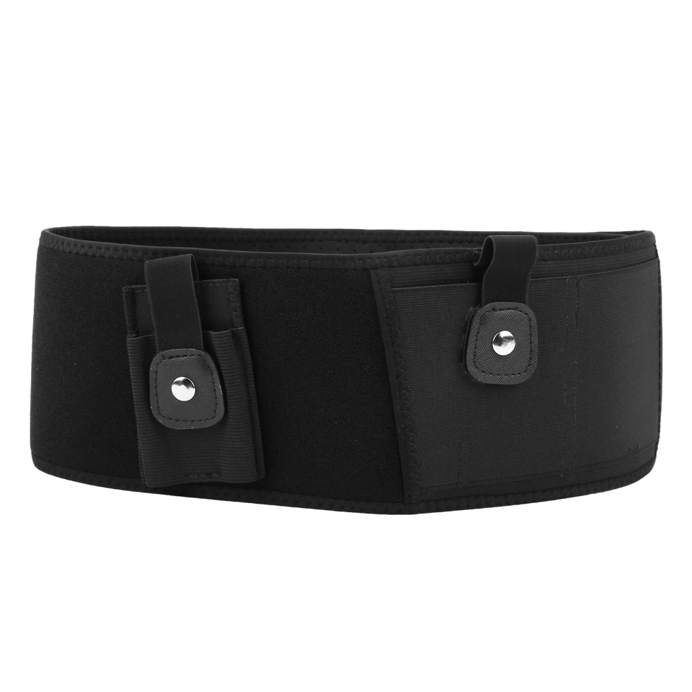 Multifunctional Outdoor Tactics Waist Belt 100cm Breathable Pistol Case Holster Blackleft