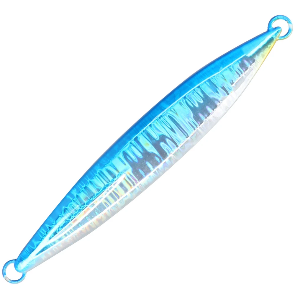 Sea Fishing Iron Plate Artificial Simulation Lure Bait Deep Sea Fishing Accessoryblue