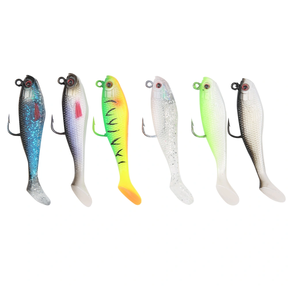 Ice Fishing Portable Artificial Simulation Soft Silicone Lure Bait Fishing Accessory