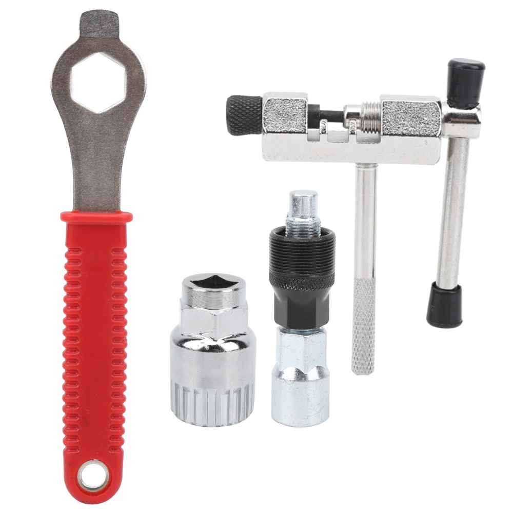 Bicycle Repair Tool Kit Crank Extractor Puller Spanner Chain Breaker Bottom Axis Tools