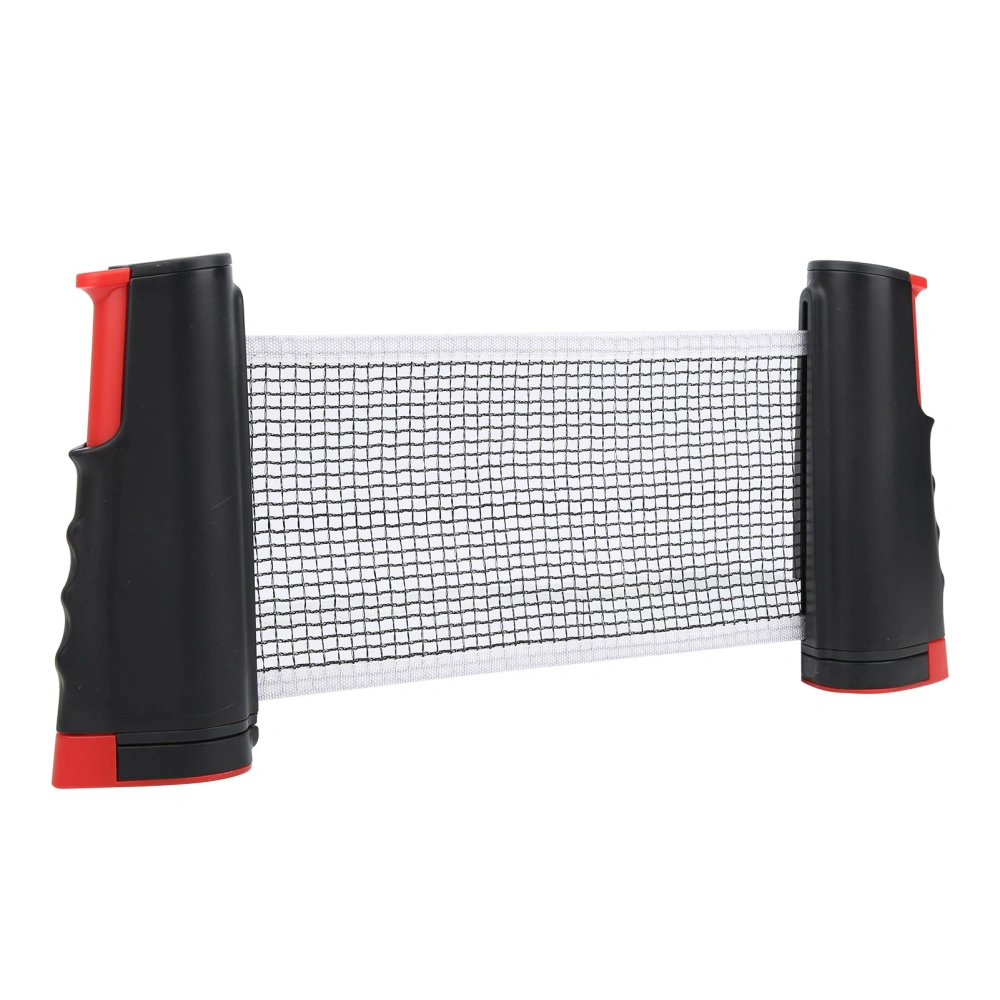 Retractable Table Tennis Net Portable Telescopic Table Tennis Grid Trainning Set RacketBlack Red