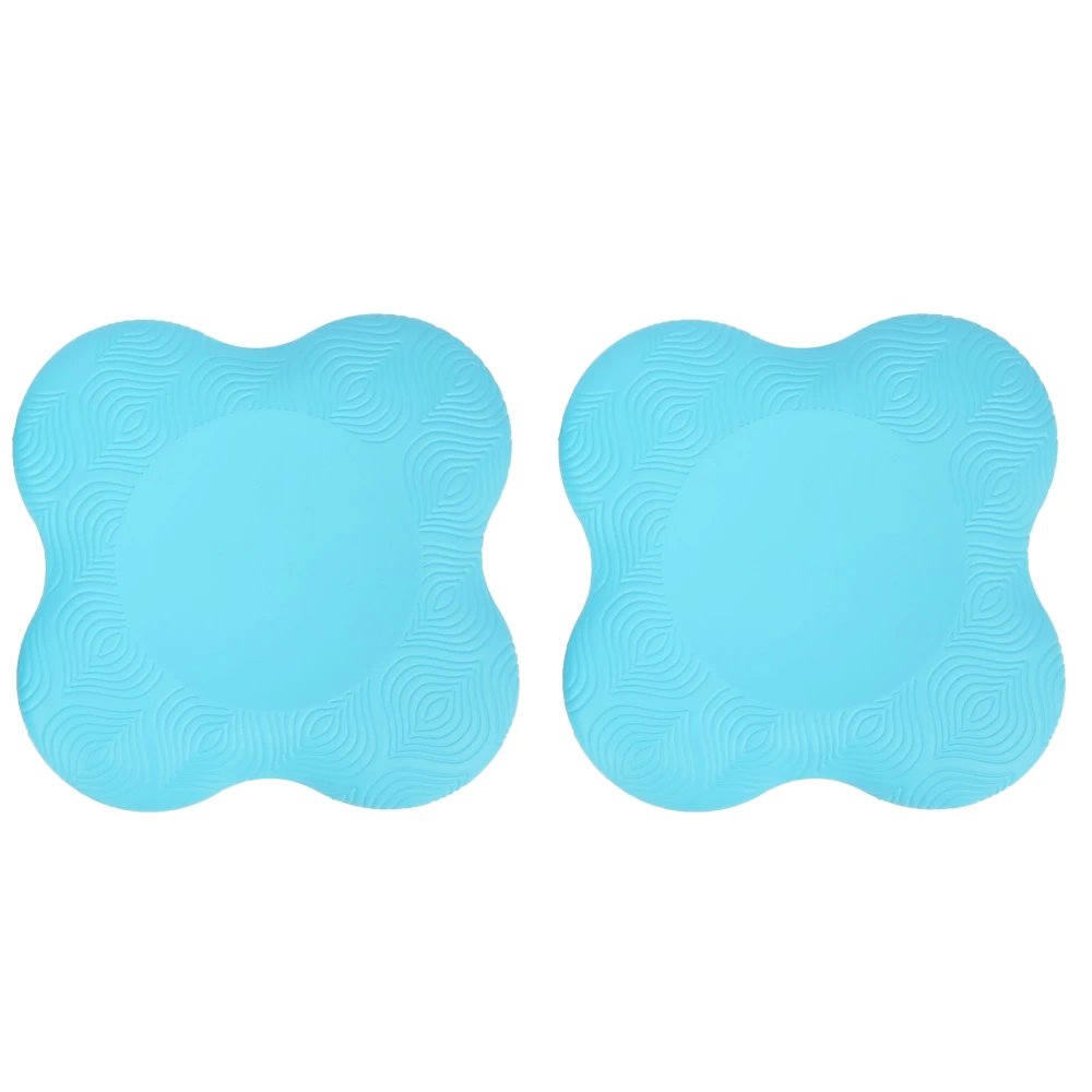 2pcs Yoga Knee Pads Support Cushion Mats Wrist Elbow Protective Pad for Fitness ExerciseGreen