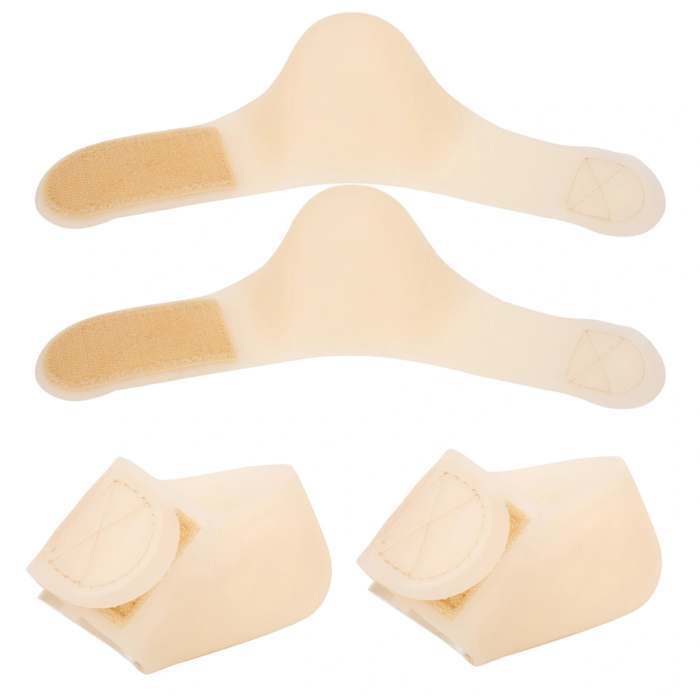 4Pcs/Set Silicone Heel Protector Sleeve Adjustable Pain Reduce Heel Protective Pad