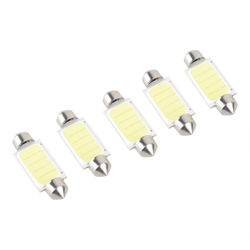 41mm 12V Car COB Festoon White Bulbs Festoon Dome Interior Bulbs Car Reading Lights Lamp