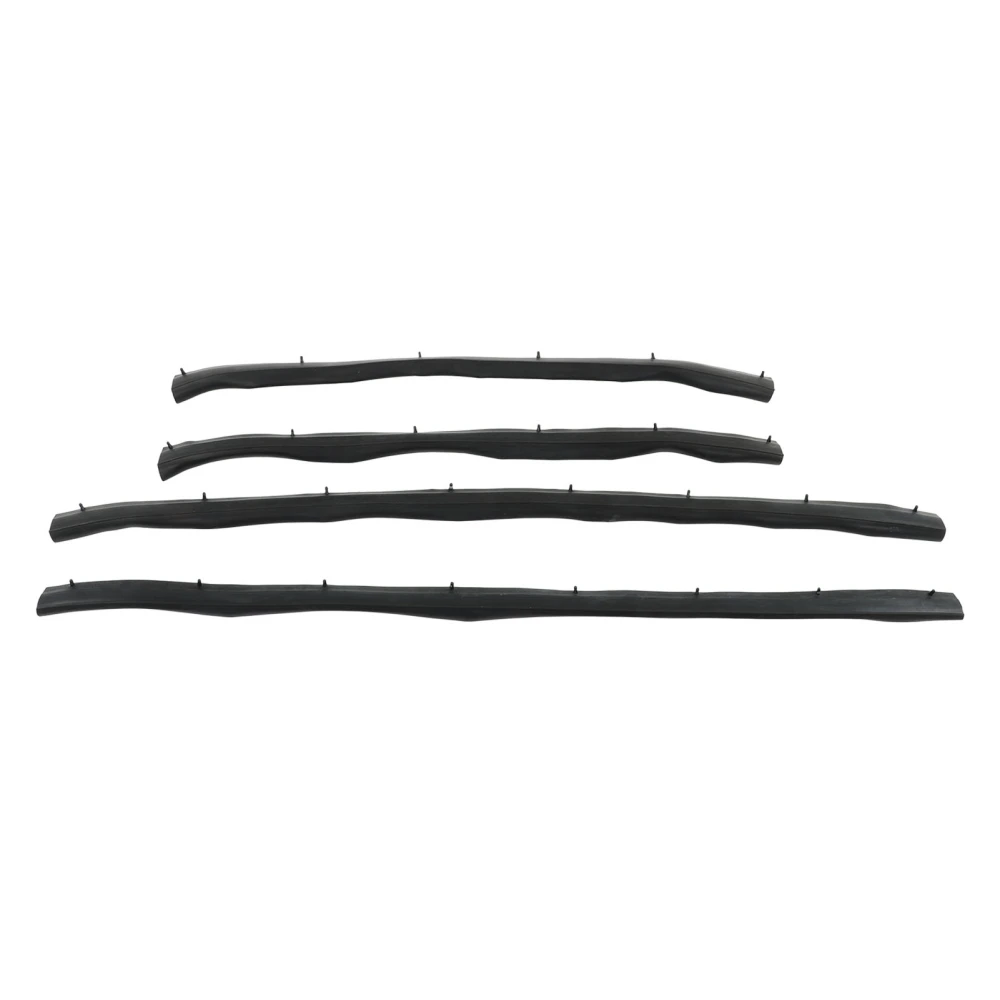 4pcs Front Rear Lower Door Weather Strip Car Door Trim Seal Replacement for Ford F‑450 F‑550 Excursion