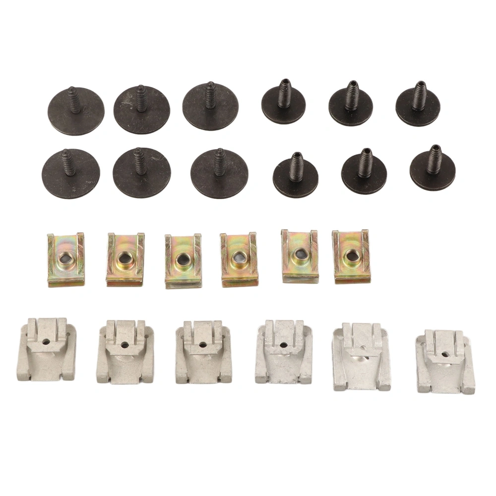 24pcs Engine Undertray Fasteners Clips Screw MC3003 Replacement for Benz C‑Class W203 W204 CL203