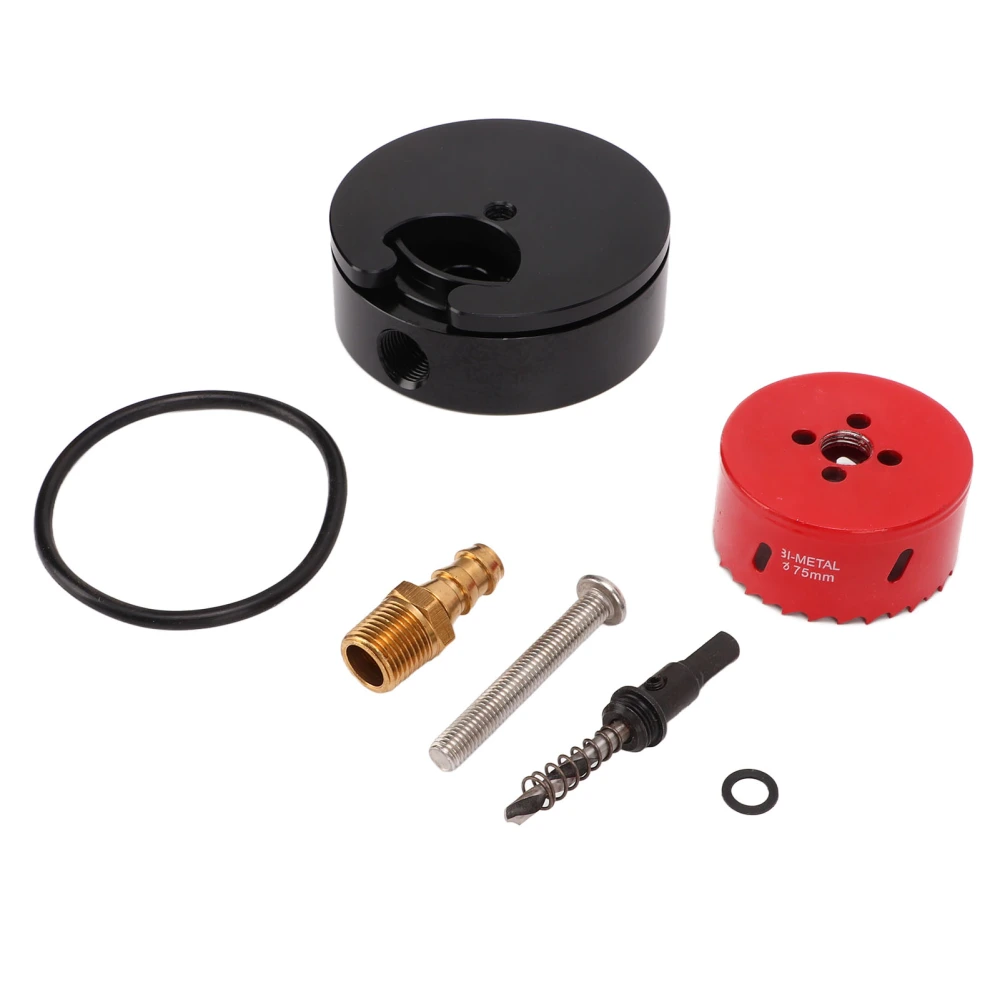 Fuel Tank Sump Kit Aluminium Alloy Diesel Fuel Systems Bowl Kit Replacement for Cummins Powerstroke Duramax