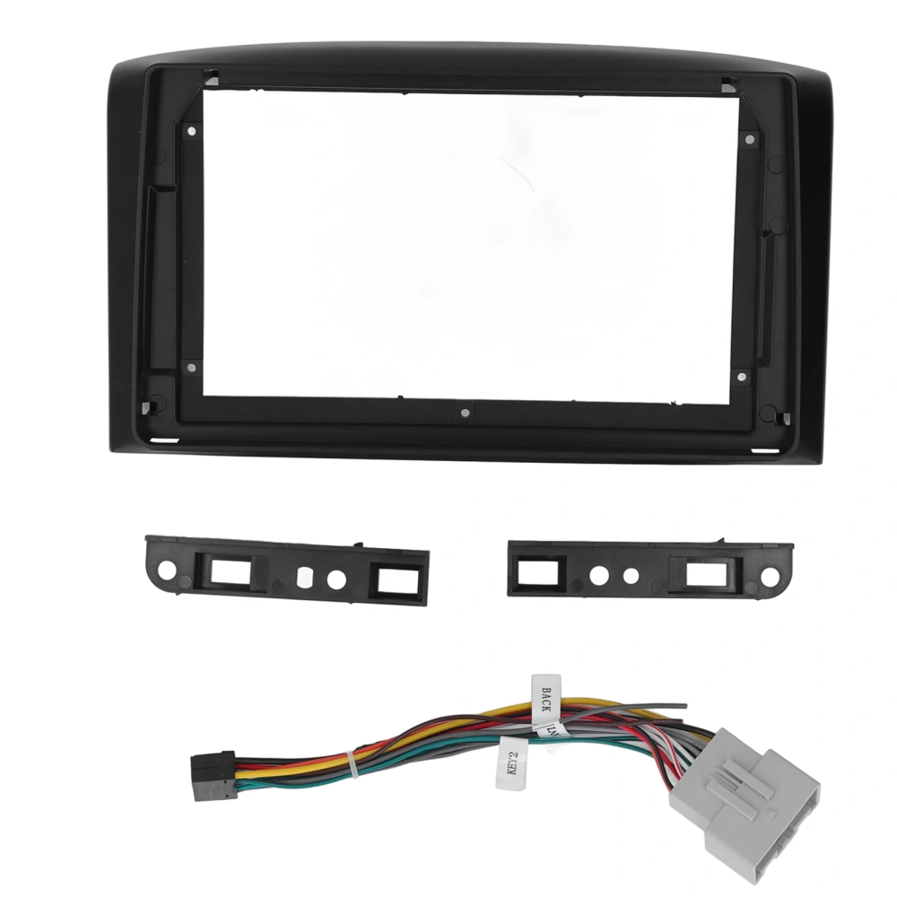 Car Navigation Panel Frame Dashboard Kit ABS Plastic Seamless Replacement for Aveo 2007‑2011