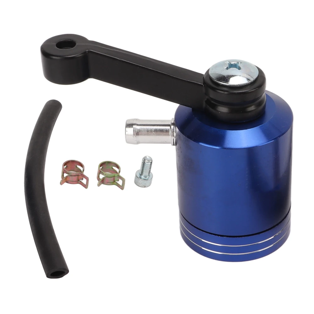 Motorcycle Front Brake Clutch Cylinder Reservoir Tank Oil Cup CNC Aluminum Alloy Replacement for Ducati Monster Blue