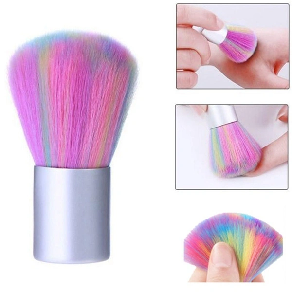 Colorful makeup brush