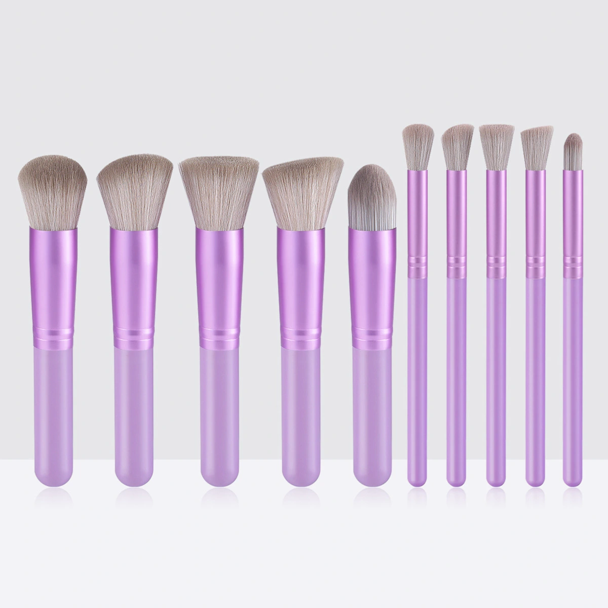 Portable Models 10 PCs 5 Big 5 Small Makeup Brushes Set