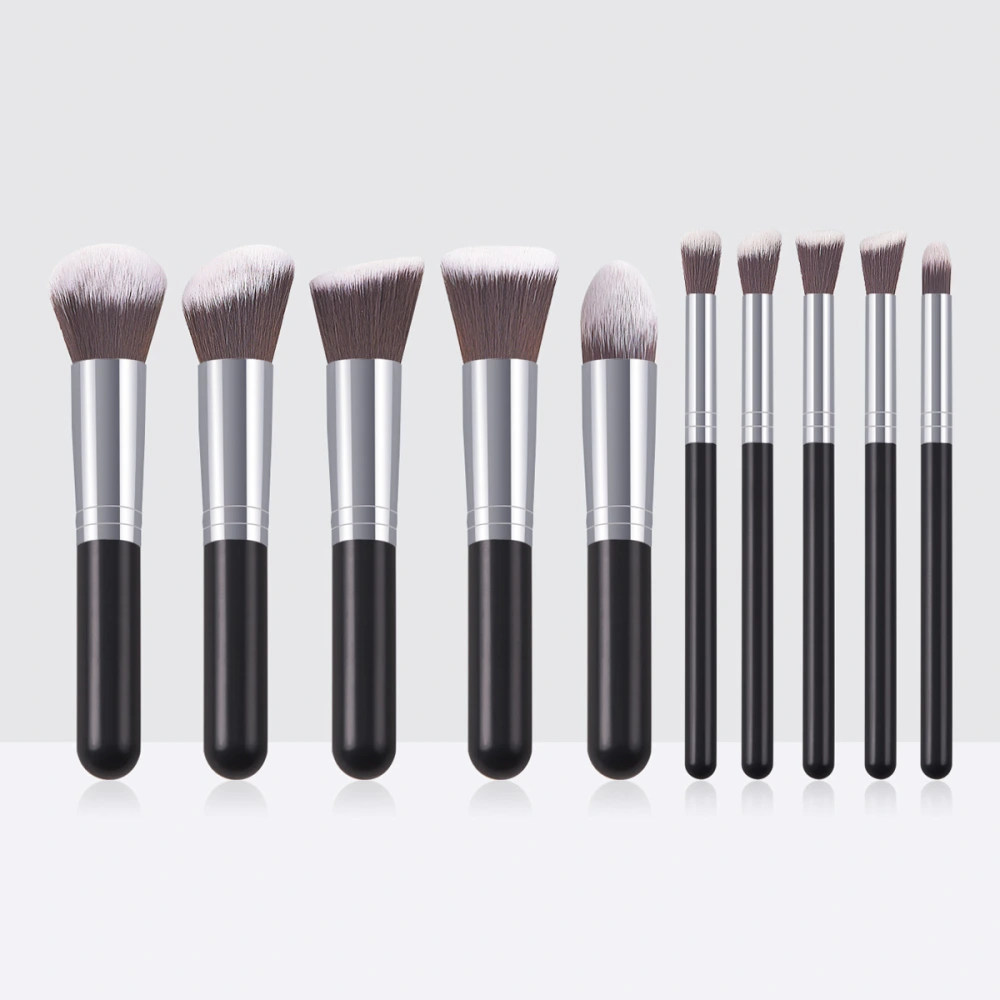 Portable Models 10 PCs 5 Big 5 Small Makeup Brushes Set