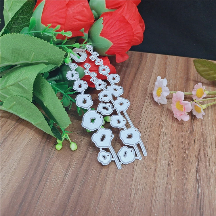 Children's Paper Art DIY Three Flowers Carbon Steel Knife Mold