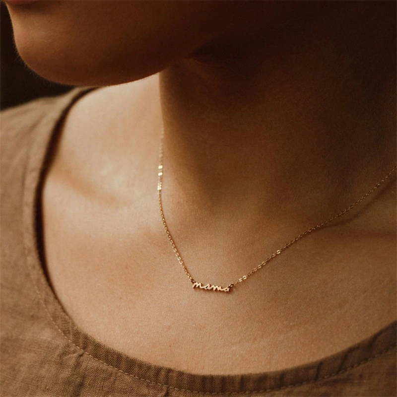 S925 Sterling Silver Letter Necklace