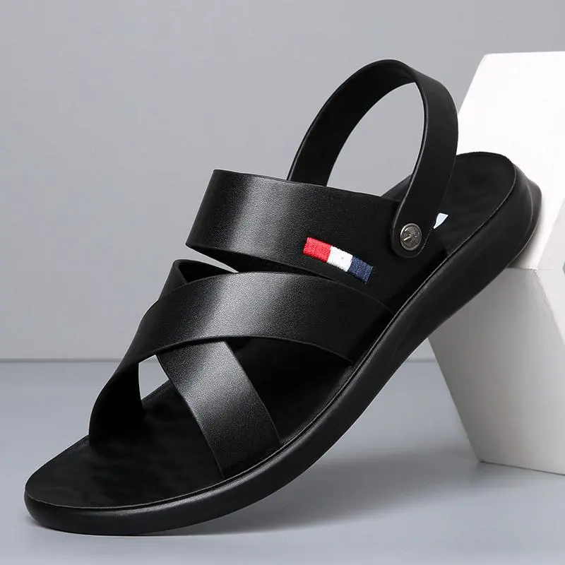 Two Layer Cowhide Wear Resistant Bottom Outdoor Sandals