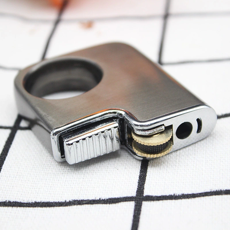 Fastened Ring Grinding Wheel Flame Lighter