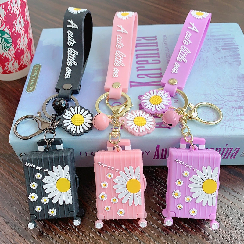 Home Fashion Simple Suitcase Shape Keychain