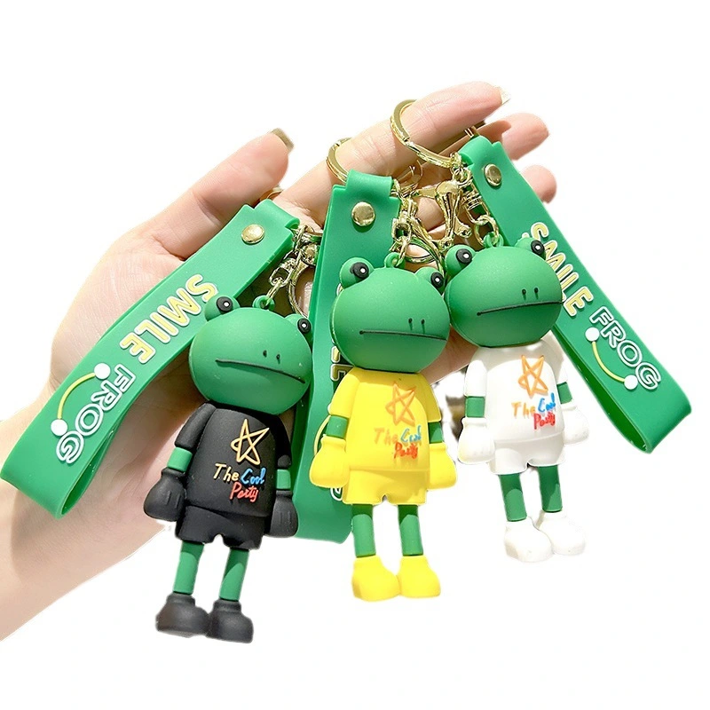 Creative Cartoon Long Leg Frog Shape Key Chain